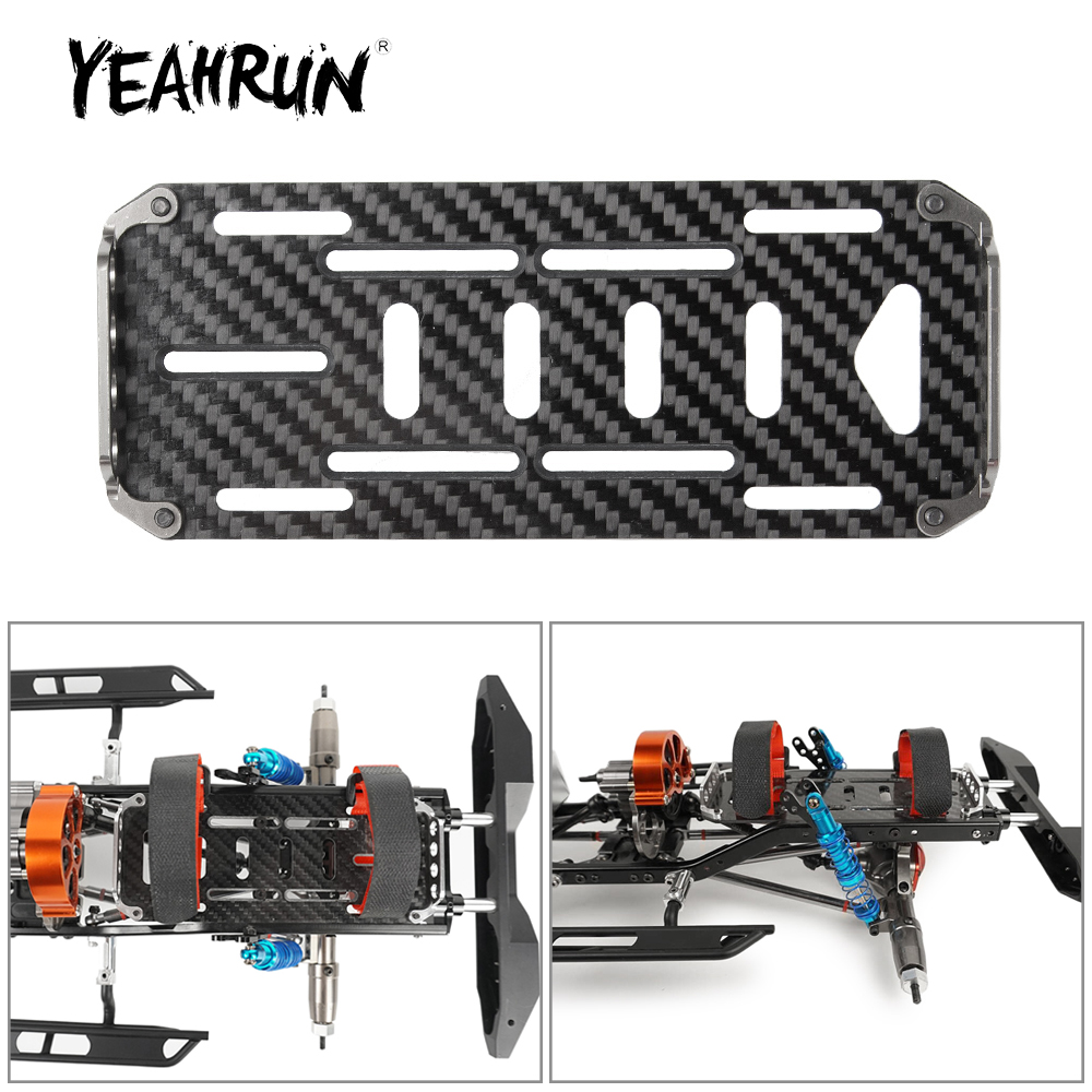 Rc Hobby Model - YEAHRUN Carbon Fiber Battery Mounting Plate