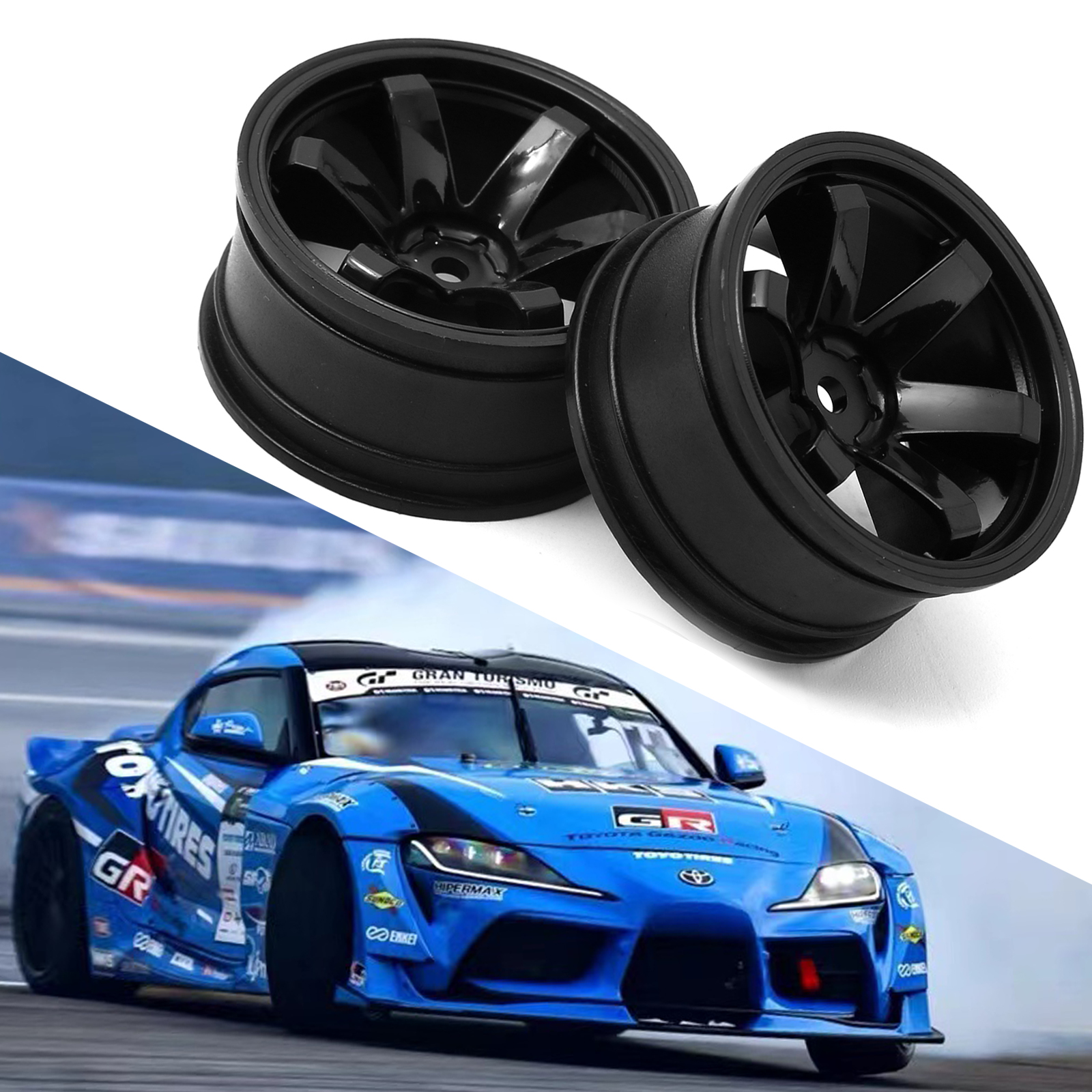 Rc Hobbies - 4pcs Plastic Wheel Hub RC Racing