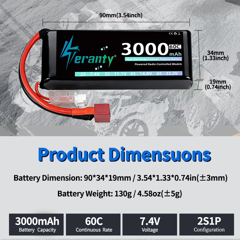 TERANTY 2S 3000mAh Lipo Batter - Rc Hobby Model 리뷰 및 가격