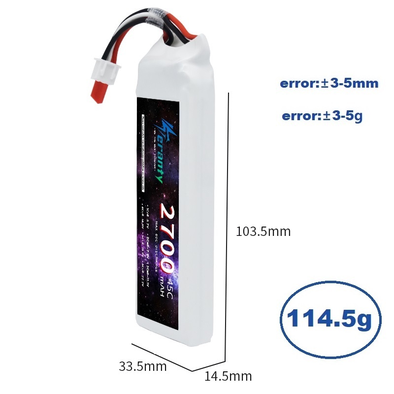1/3PCS 2S 7.4V Lipo Battery 27 - Rc Hobby Model 리뷰 및 가격
