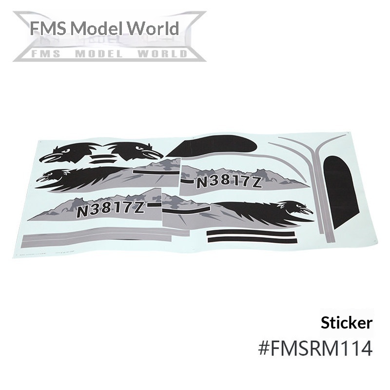 FMS RC Plane Decals For 1700mm - Rc Hobbies 리뷰 및 가격