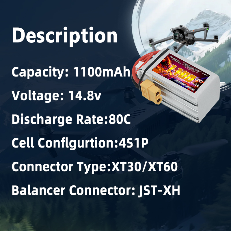 TERANTY 4S 1100mAh 80C/160C Li - Lipo Battery 4S 리뷰 및 가격