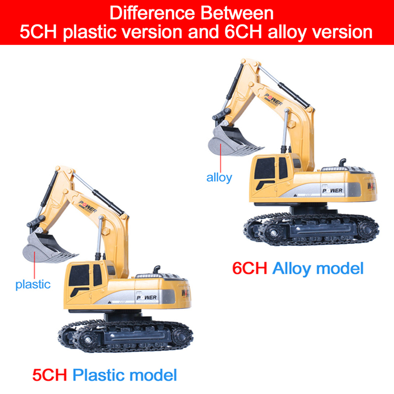 RC Excavator 2.4Ghz 6 Channel  - Rc Excavator Hobby 리뷰 및 가격